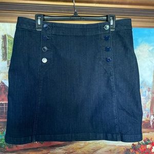 LOFT  Denim Skirt (Navy Blue)